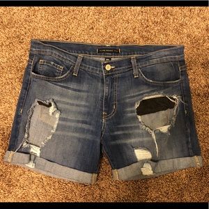 Women’s Flying Monkey distressed denim shorts